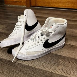 Nike high top blazers. Hardly worn!
